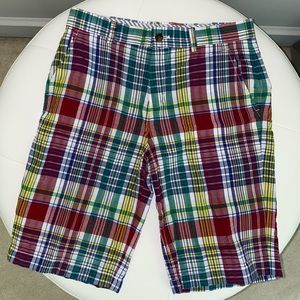 Brooks Brothers Boys Multicolor Plaid Shorts